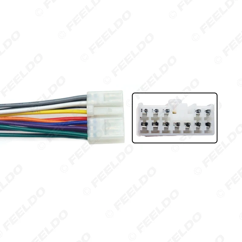Car Audio Radio 12pin Male Plug Connector Wire Harness Adapter For Suzuki Wagon R Audio CD Player Wiring