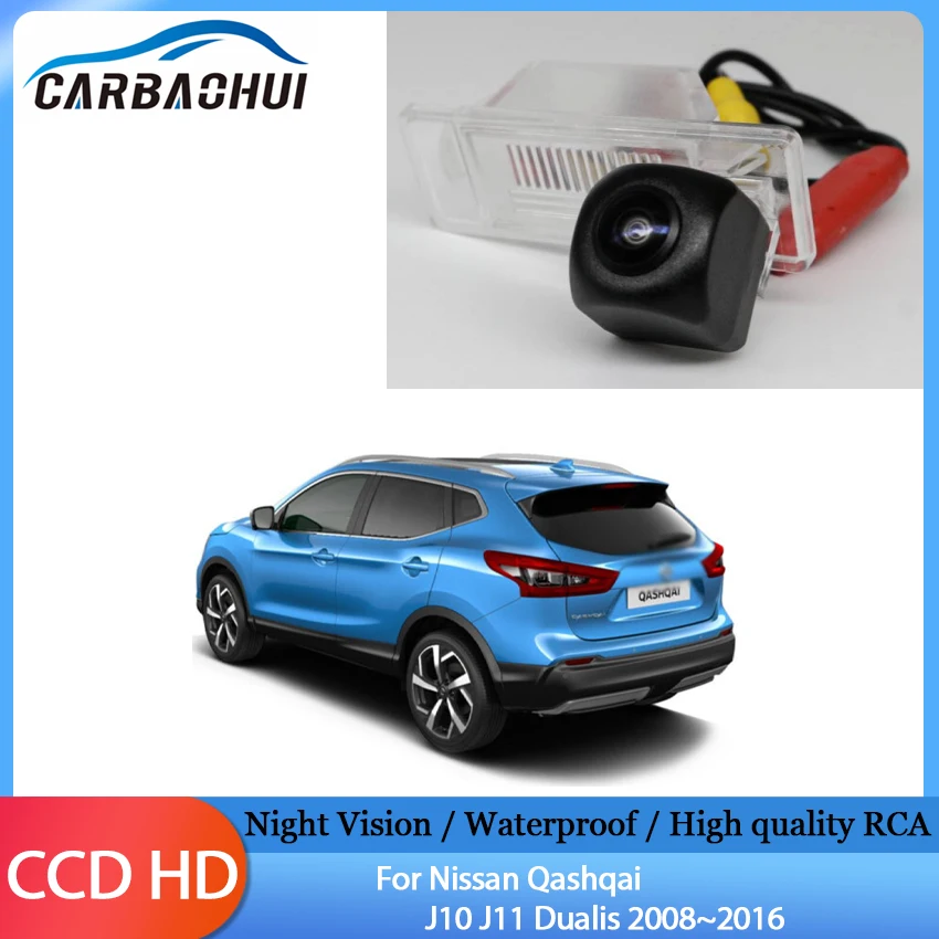 

For Nissan Qashqai J10 J11 Dualis 2008~2013 2014 2015 2016 Night Vision Rear View Reversing Camera Car Back up Camera HD CCD