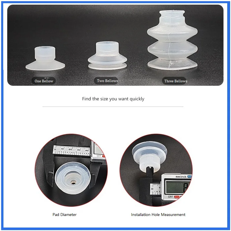 Manipulator Accessories Industrial Pneumatic Vacuum Suction Cup VAPH-15/20/30/40C Vacuum Sucker Accessories Air Nozzle