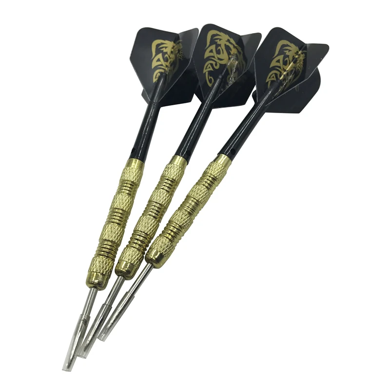 New 3Pcs 15g Steel Tip Darts Accessories Sports Entertainment Nickel Plated Copper Dart Body Nylon Dart Rod PET Flight Dardos