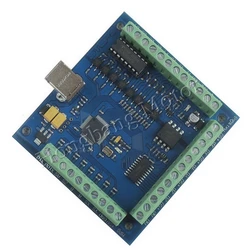 Factory outlets mach3 USB CNC 4 Axis Stepper Motor Driver Breakout Board Smooth Motion USB Controller card 12-24V 100KHz