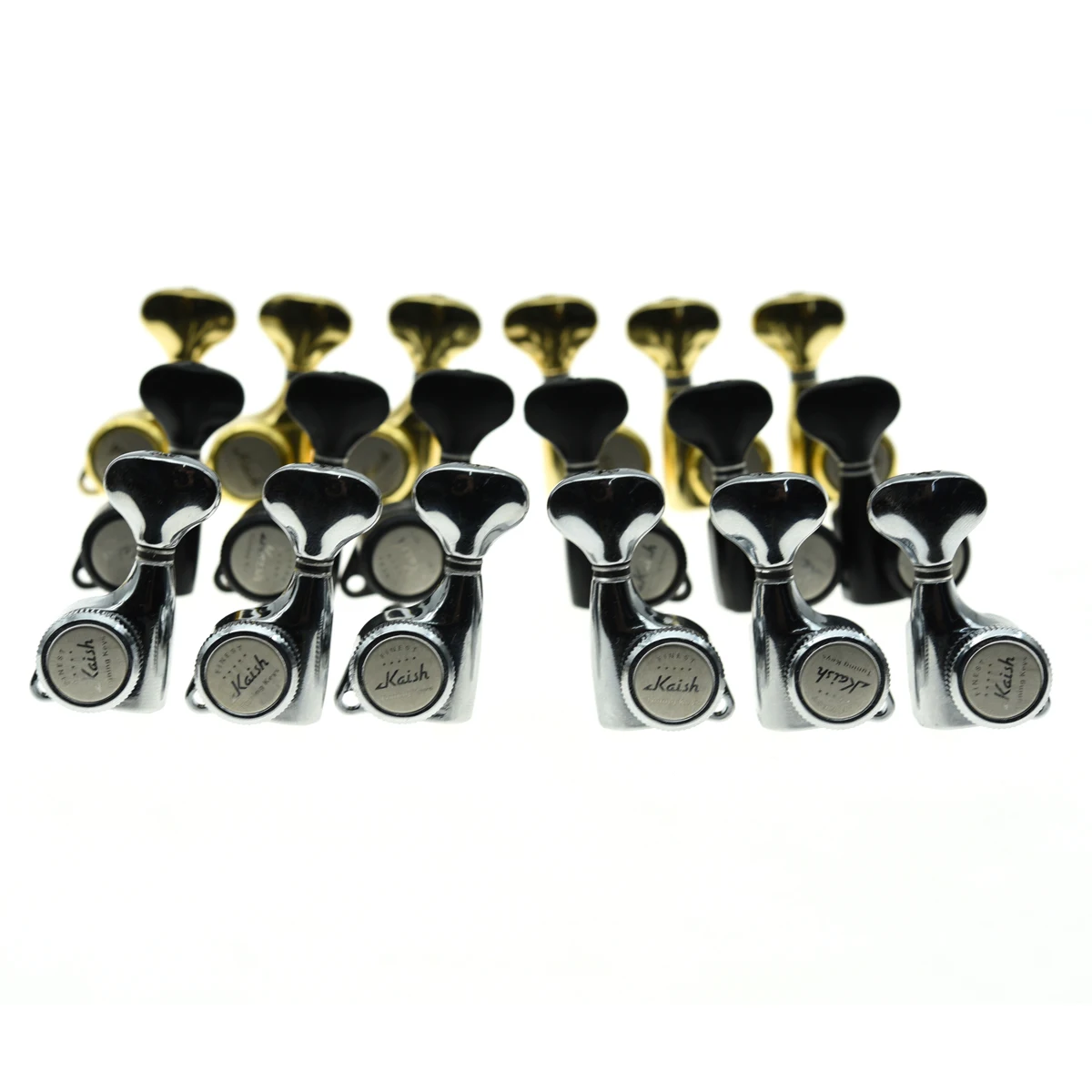 

18:1 Gear Ratio 3L3R Guitar Locking Tuners Locking Machine Heads Locking Tuning Keys Pegs for LP SG or Acoustic Guitars