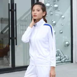 Women Running Jackets Solid Patchwork Yoga Long Sleeve Gym Ladies Sportswear Jerseys Outdoor Tranning Zipper Sweatshirts