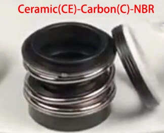 

MB2/MG12-45/50/53/55/60/65/70 Ceramic Carbon NBR Rubber Water Pump Single Face Coil Spring Bellows Shaft Mechanical Seal