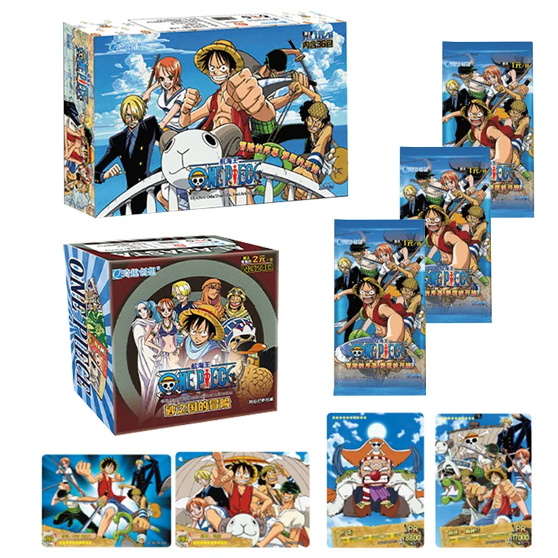 

One Piece Original Anime Figures Bronzing Barrage Flash Cards Luffy Zoro SSR Collectible Cards Table Toys Gifts for Children