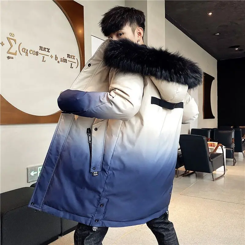 long parkas winter jacket men 2024 New warm Windproof Casual Outerwear Padded Cotton Coat Big Pockets High Quality Parkas Men