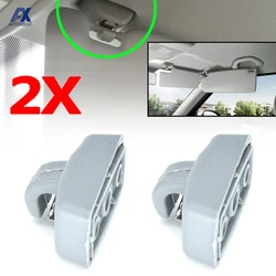 2X Do VW Amarok Beetle Bora Transporter T4 T5 T6 Passat B5 Polo Saveiro Sharan Golf 4 Touran EOS Caddy Campmob Sun Visor Clips