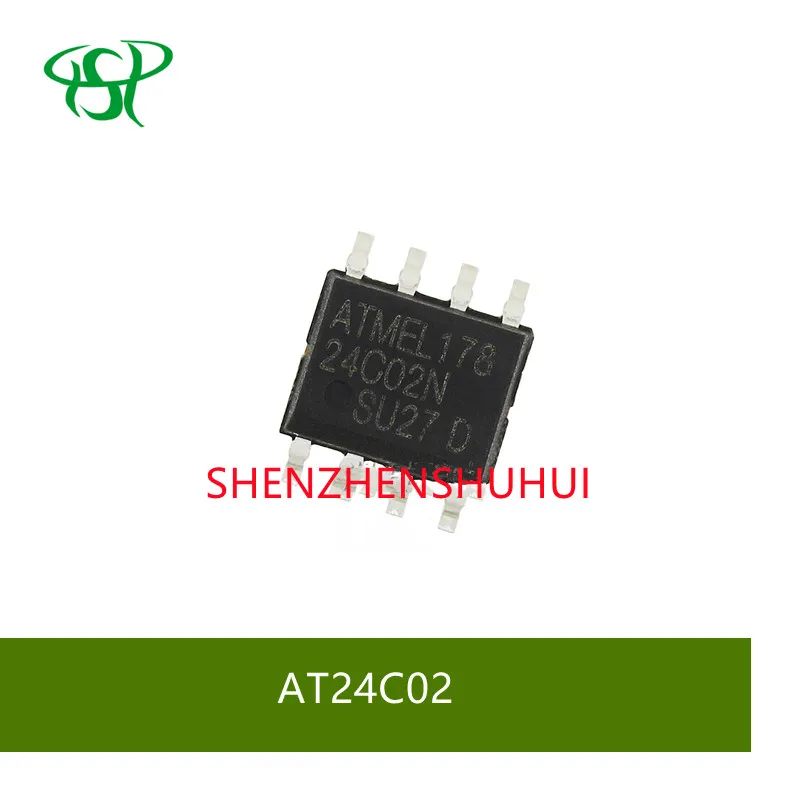 10pcs/lot  AT24C02 24C02 SOP8 EEPROM memory SMD