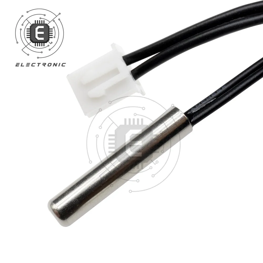 0.5M/1M/3M impermeabile NTC 10K 1% 3950 precisione termistore sensore di temperatura cavo cavo sonda cavo termico