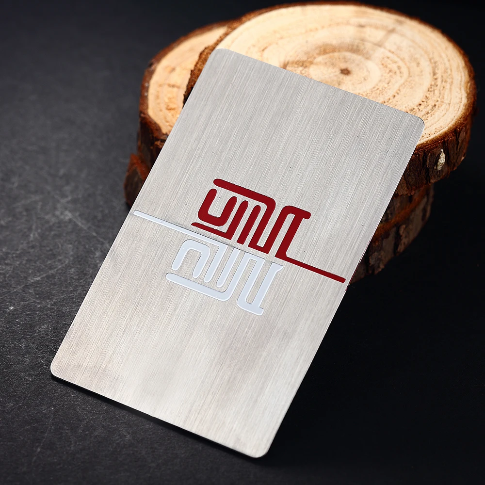 

Metal business card metal brushed business card metal membership card custom stainless steel brushed business card design