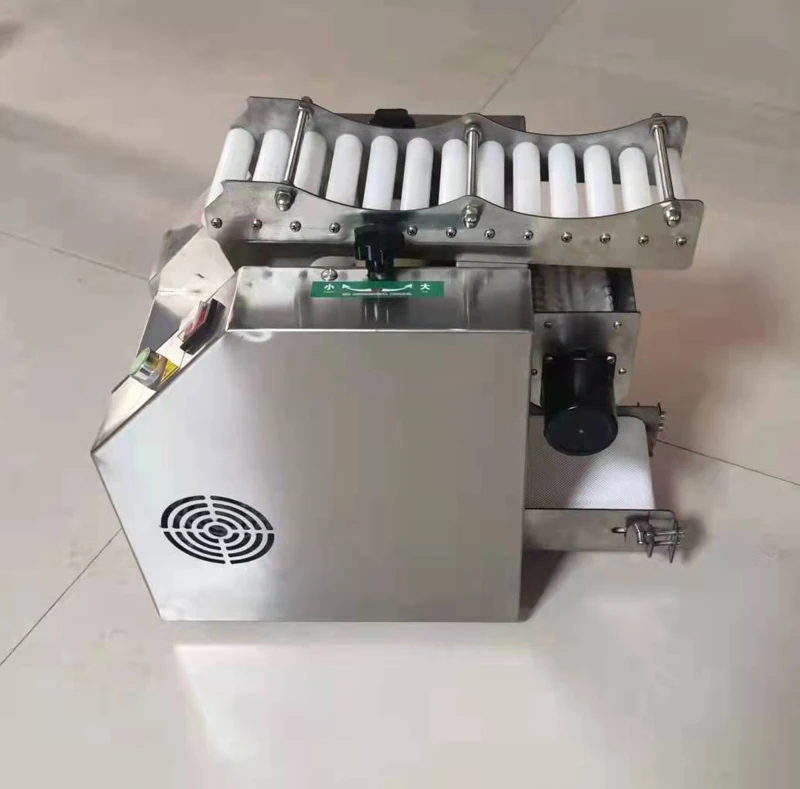 Dumpling Wrapper เครื่องสแตนเลสสตีลไฟฟ้าเกี๊ยวผิว Maker เครื่องตัด Rolling Press พาสต้า Commercial 220110V