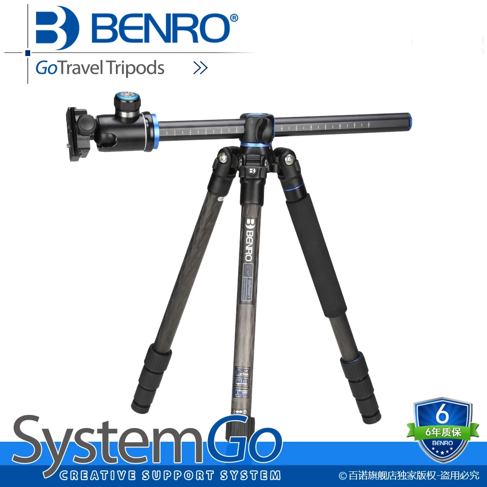 

Best Quality BENRO Professional Go Travel Tripods Kit GC169TV1 Digital Camera Tripod Top magnesium Alloy Tripod For SLR Cameras