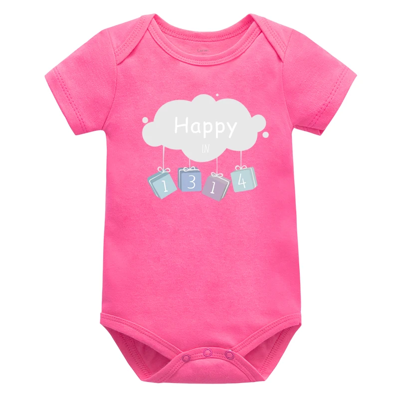 Baby Bodysuit Korte Mouw Zomer Pasgeboren Kleding Jongens Meisjes Onesie Katoen Baby Romper Effen 0-24 Maanden Kind Bodysuit