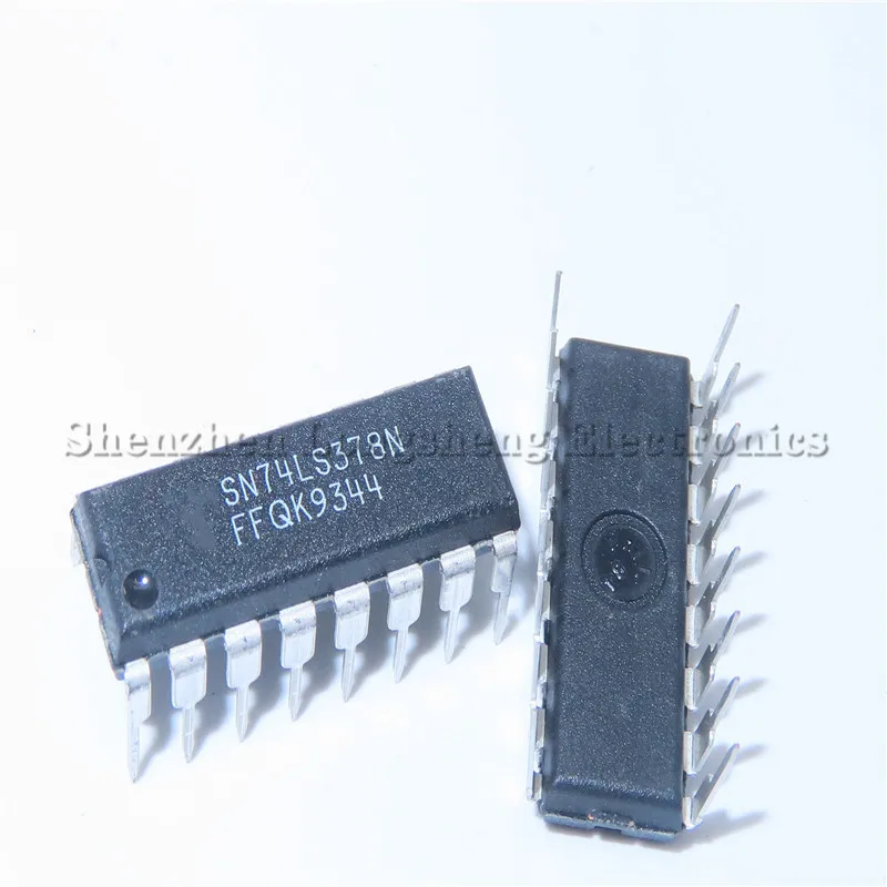 

10PCS/LOT NEW SN74LS378N 74LS378 DIP-16 Logic Trigger Chip IC In Stock