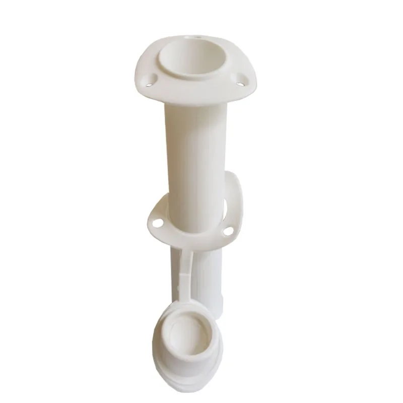 

1Pcs White Nylon Plastic Boat Rod Holder Flush Mount 30 Degree Heading Fishing
