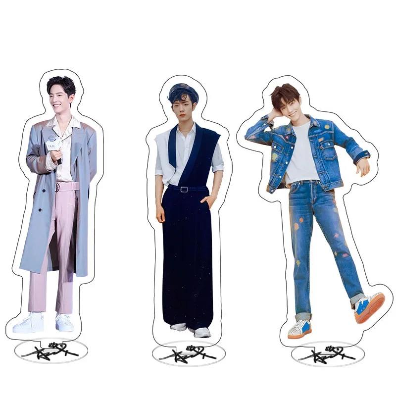 New Xiao Zhan, Wang Yibo Character Acrylic Stands Chen Qing Ling Figure Model Plate Holder Star Around Fans Gift