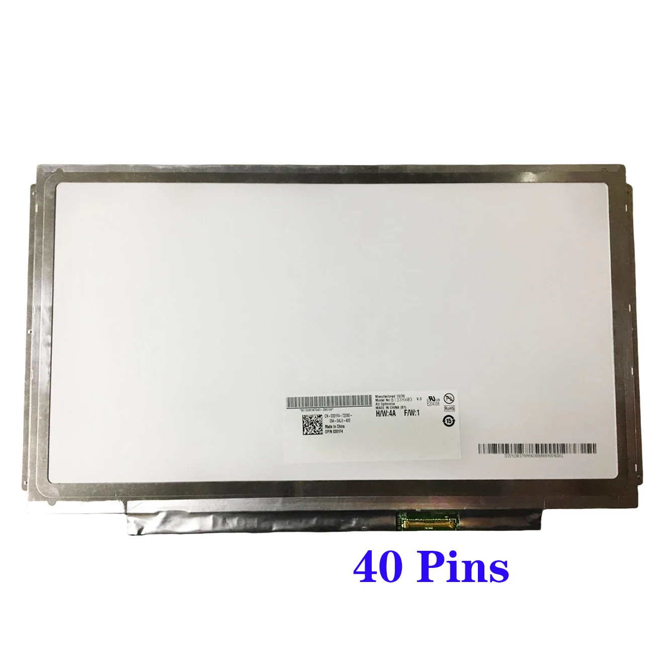 

B133XW03 V0 V1 V4 B133XW01 V5 B133XTN01.0 LTN133AT20 LTN133AT27 LTN133AT28 LTN133AT30 Display Matrix 13.3 Inch 40 Pins LCD Panel