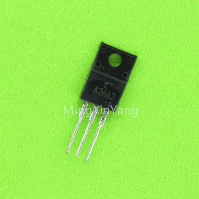 

5PCS 2SK2662 K2662 TO-220F 500V 4A N Channel Field Effect, power transistor integrated circuit IC chip