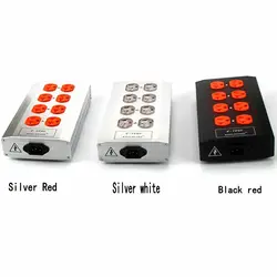Hifi High Nano Crystal NCF power rhodium plating supply plug grade high end box