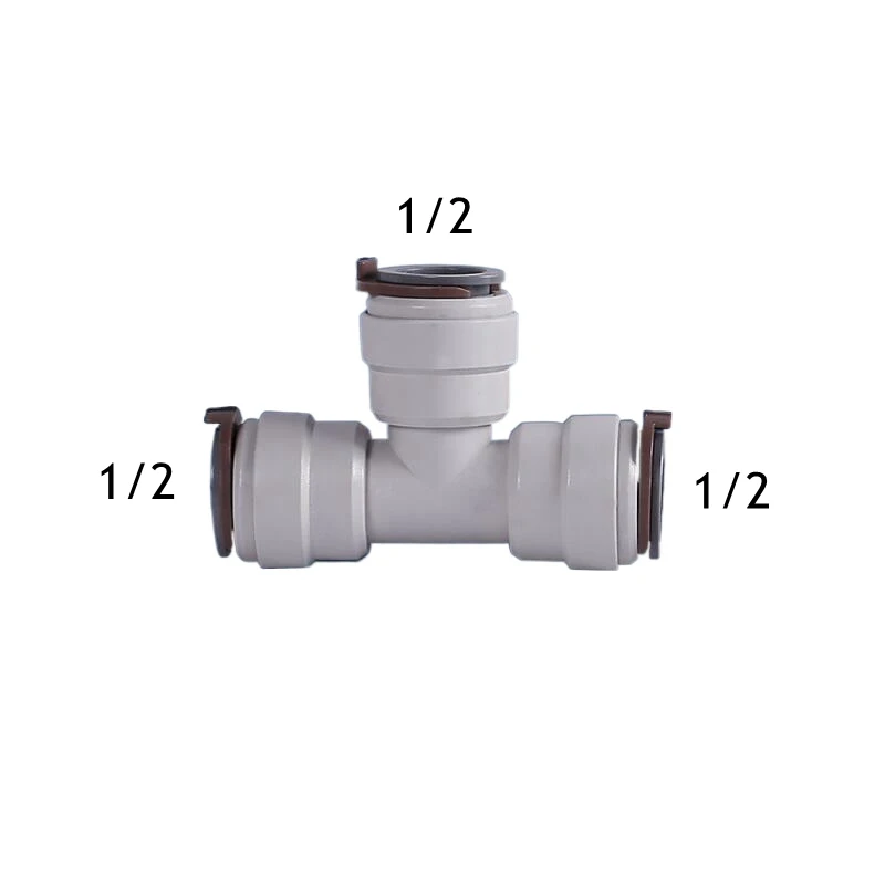 1/2\'\' RO Water Fitting 16 Types Male Female Thread Coupling Elbow Ball Valve POM Hose PE Pipe Connector Water Filter Parts