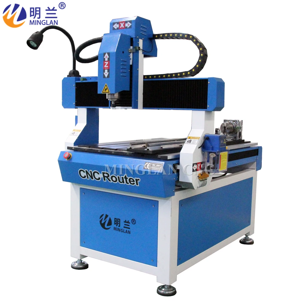 4 Axis Wood Carving Cnc Router With 2 2kw Water Cooling Spindle for Circular Material