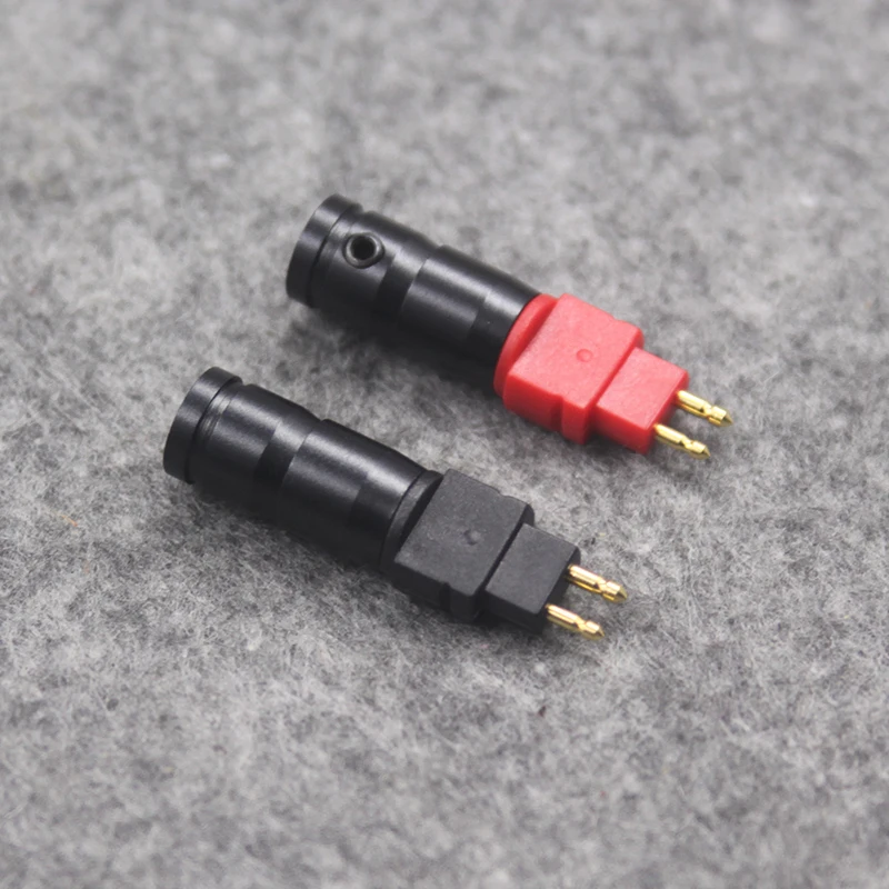 Satu Pasang Emas HD650 Headphone Plug untuk DIY HD650 HD600 HD545 HD56 HD580 HD525 Headphone Kabel