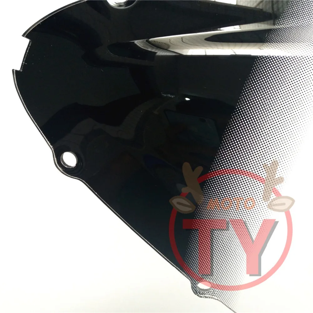 For Honda CBR 600 F4I CBR600 f4i 2001 2002 2003 2004 2005 2006 2007 cbr Black Windshield WindScreen Double Bubble