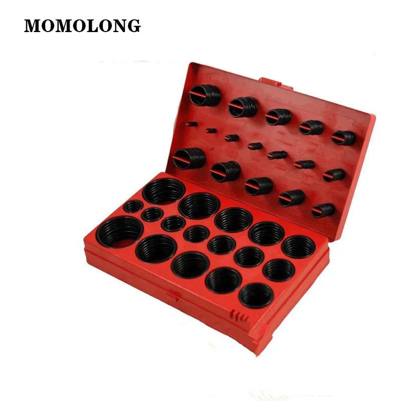 419PCS/ Box  O-Ring Assortment Set For General Plumbers Mechanics Workshop Rubber O Ring Kit Seal Gasket Universal Rubber