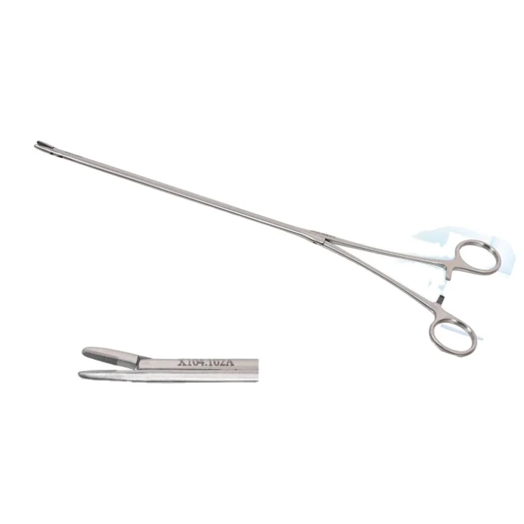 thorac*oscopic surgery needle holder forceps  curved