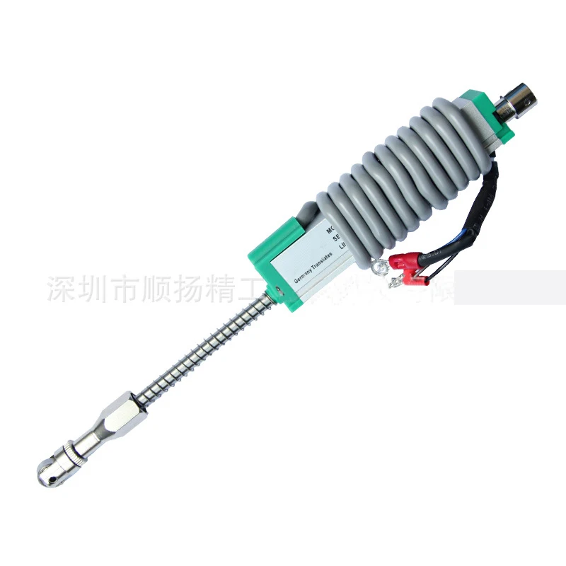 Linear Displacement Sensor Electronic Ruler Automatic Reset KTR Type 10-100mm Miniature Spring Transducer Scale Milling Lathe