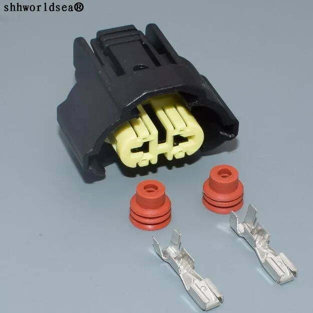 

shhworldsea 1set 2pin for Toyota Mazda Toyota fog lamps connector H11 plug auto waterproof connector