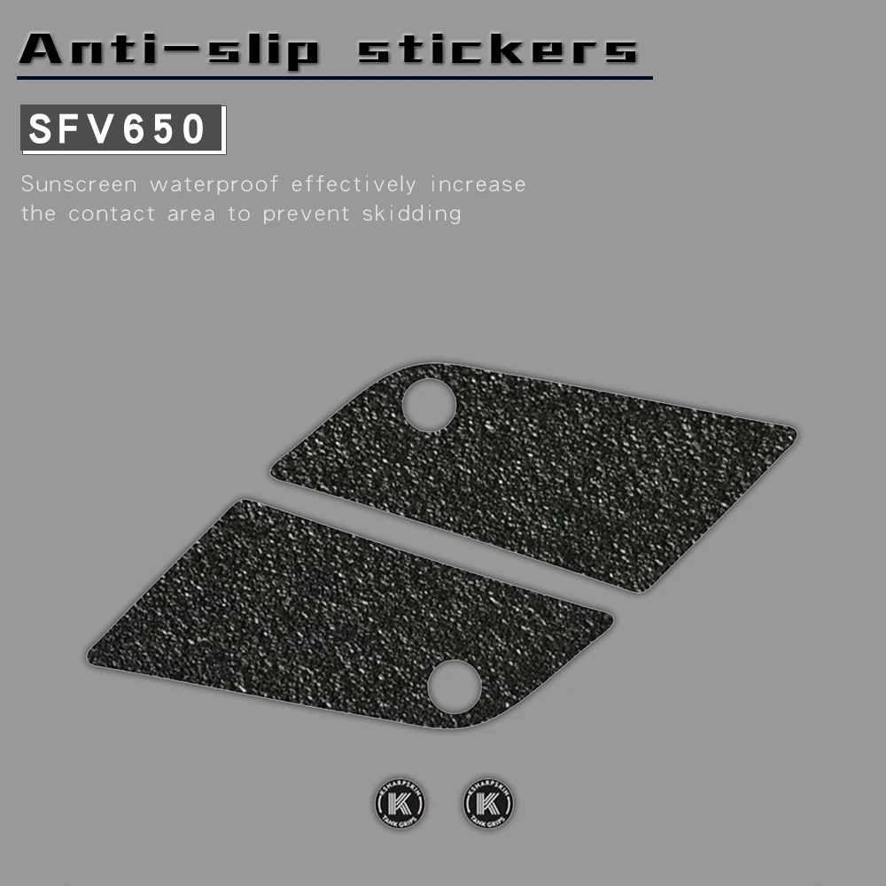 

Motorcycle knee grip non-slip stickers fuel tank traction side pad protective film for SUZUKI 09-15 SFV650 ABS 09-15 GLADIUS