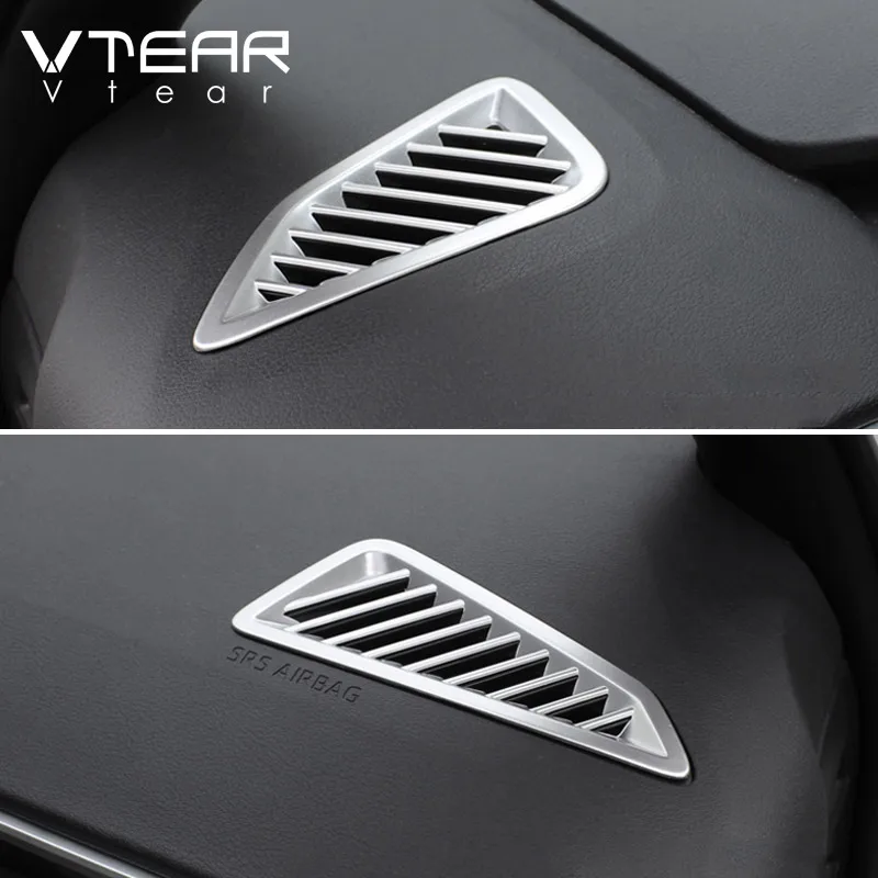 Vtear Dashboard Front Air Outlet Cover Interior Decoration Car Styling Accessories Trim ABS Parts For Toyota Corolla Sedan 2023