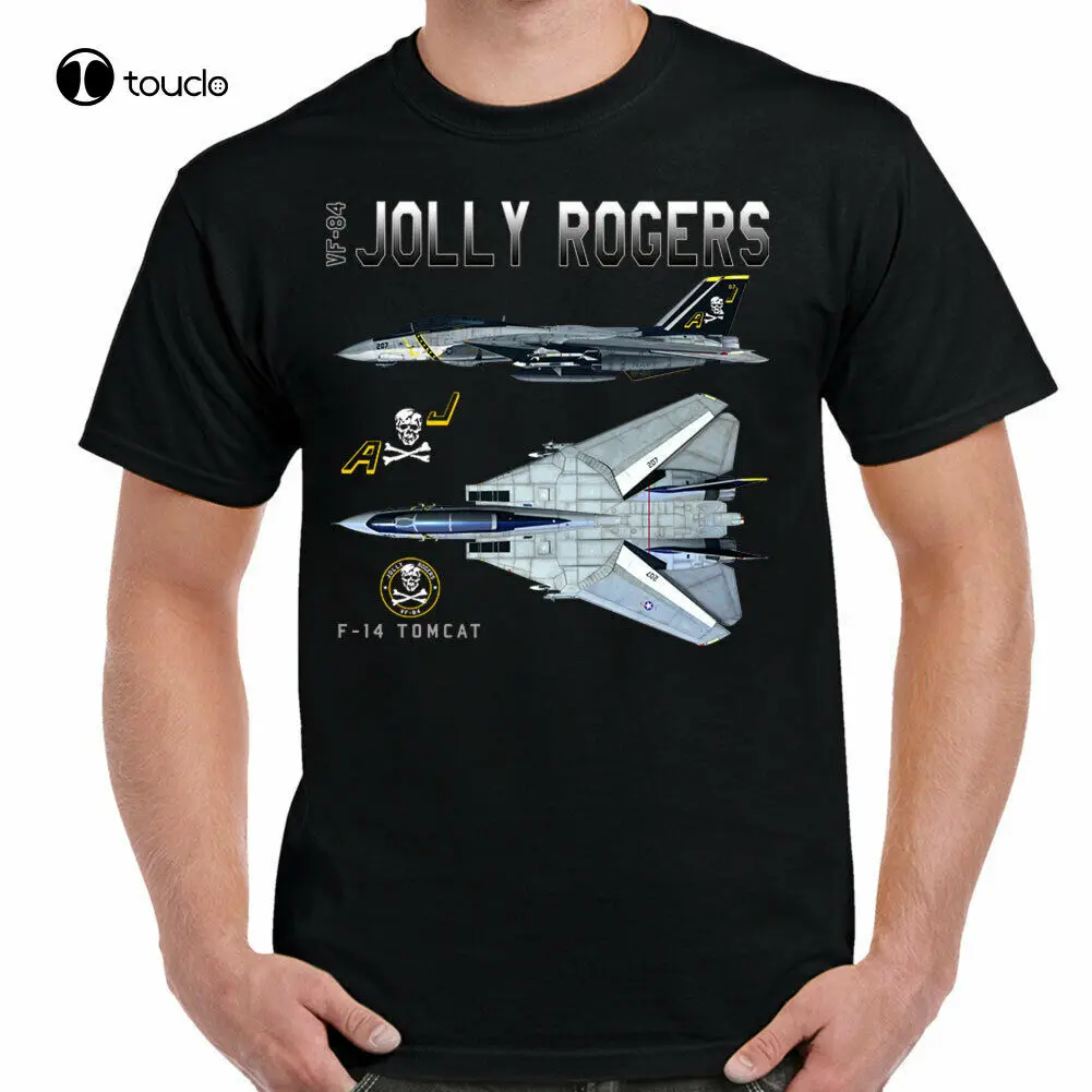 Jolly Rogers Vf-84 F-14 Schematic Style Shirt