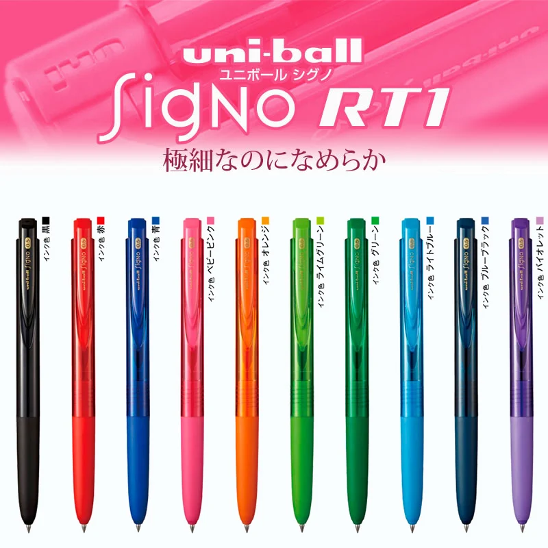 

Mitsubishi Uni-ball Signo RT1 UMN155 0.5mm/0.38mm Gel Ink pen Japan 10 Color for Choose 1Pcs