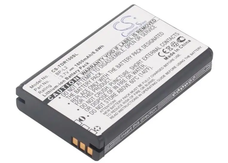 cameron sino 1800mah battery for TASCAM DR-1 GT-R1 BP-L2 Recorder Battery