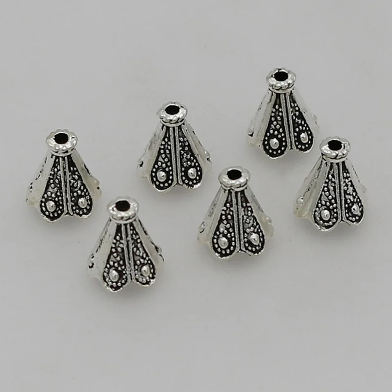 100 sztuk/partia dość parasol projekt luźne koralik czapki 8x7mm Tassel zaślepki kolczyki bransoletki zroszony gniazdo DIY ocena biżuteria