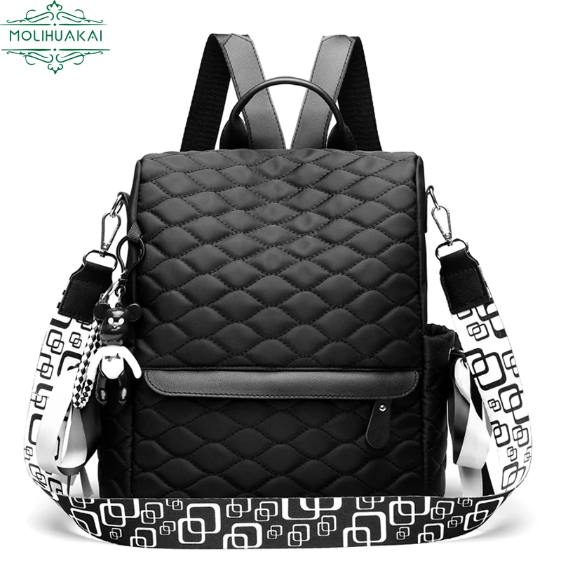 Zaino per Laptop scozzese antifurto elegante zaino Casual da viaggio Business College School Bookbag per donne ragazze zaini verdi