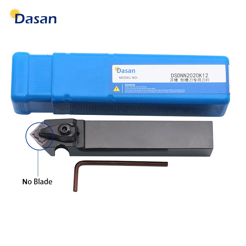 DSDNN2020K12 Planer Cutter Special Slotting Tool Holder Lathe Cutting Edge Angle 45 for SNMG