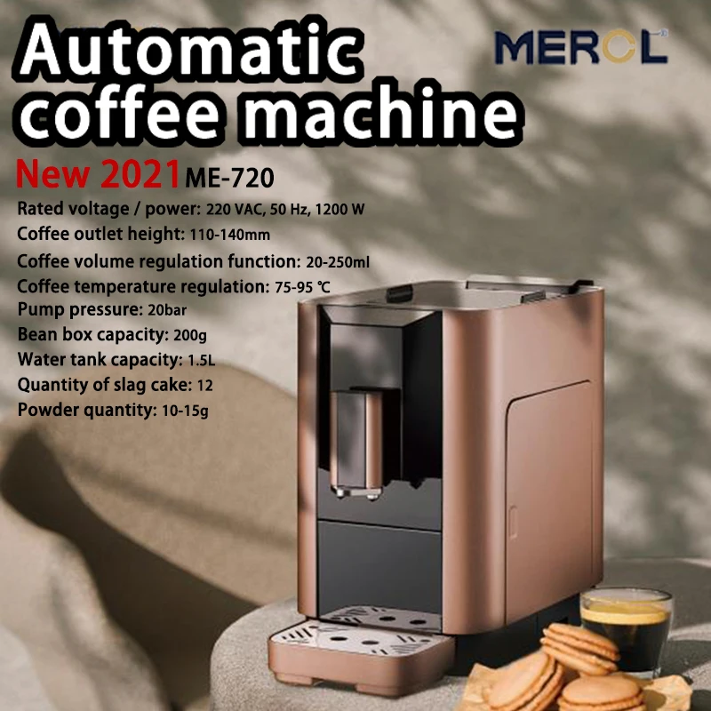 New release 2021 new espresso coffee machine Me-720 20bar 1200W 220/110V can be customized