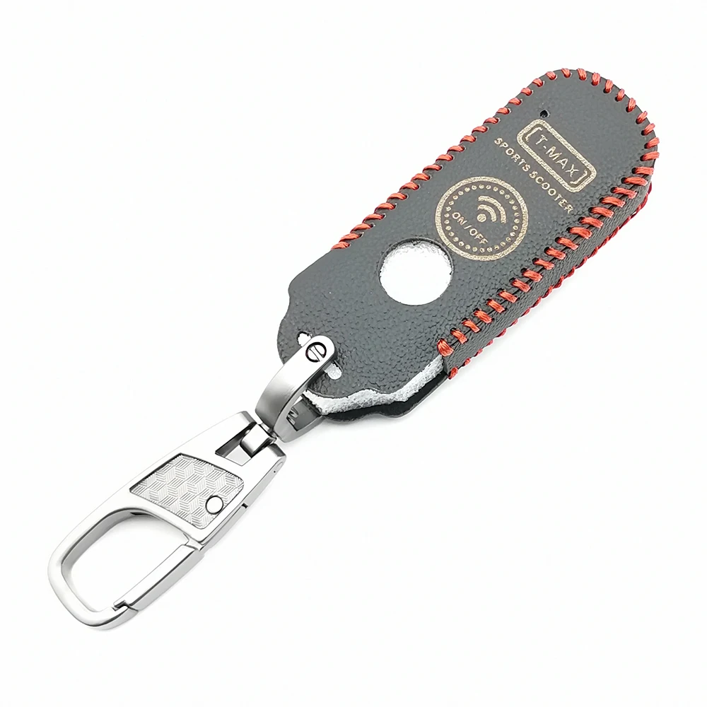 

2019 New Styles Leather Remote Autocycle Key Cover Case for Yamaha TMAX 530 DX SX motorcycle 2017/2018 Remote Key Fob