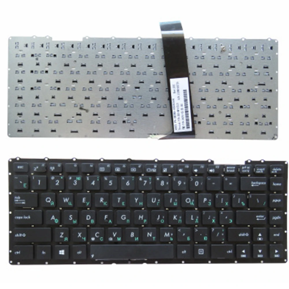 

Russian Laptop Keyboard for Asus X401 X401K X401E X401U X401A RU MP-11L93SU-920W AEXJ1701010 0KNB0-4105RU00