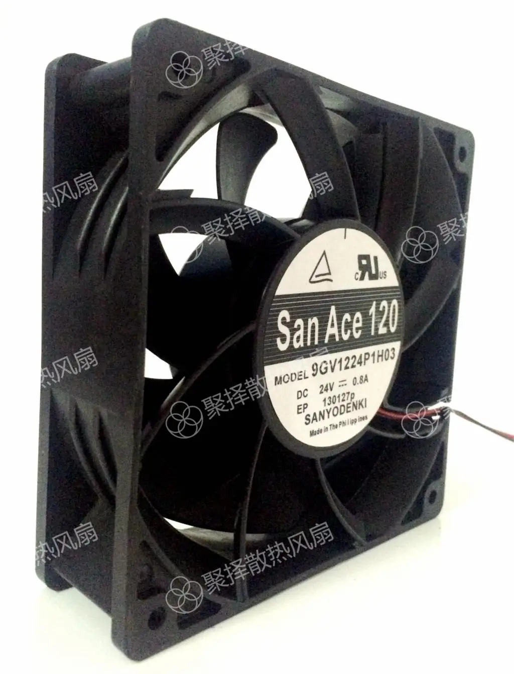 Sanyo 9 gv1224p1h03 12 cm 12038 24 v 0.8 A large air volume frequency industrial computer fan