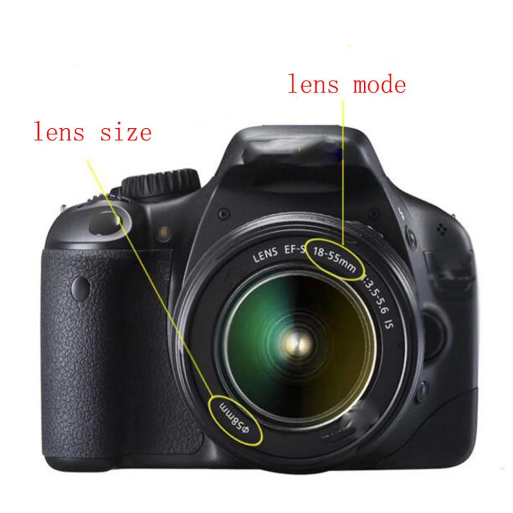 Foleto กล้องเลนส์ฝาครอบเลนส์กล้องป้องกัน49 52 55 58 62 67 72 77 82มม.สำหรับ Canon Nikon Sony