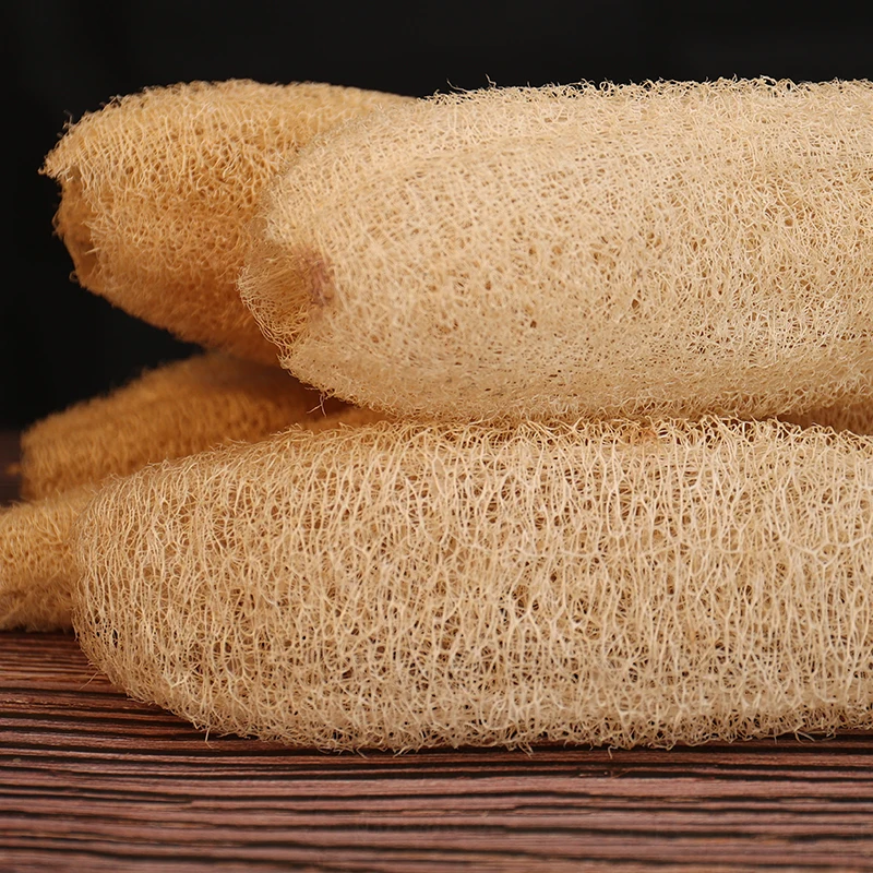 20-40CM Loofah Sponge For Body Exfoliating Kitchen Bathroom Accessori Long Luffa Soap Back Scrubber Full Cellulose Board Shower