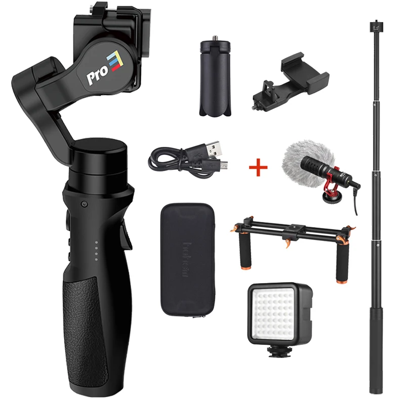 Hohem iSteady Pro 4 estabilizador de cardán de cámara portátil Control inalámbrico para teléfono inteligente GoPro OSMO Insta360 One R