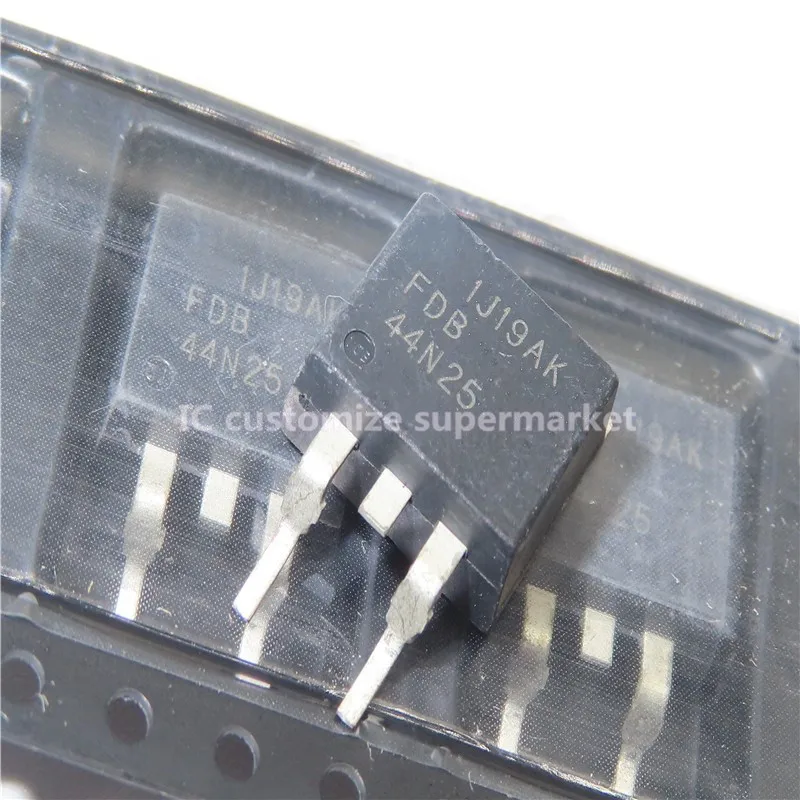 10ชิ้น/ล็อตFDB44N25 TO-263 250V 44A SMD Triode