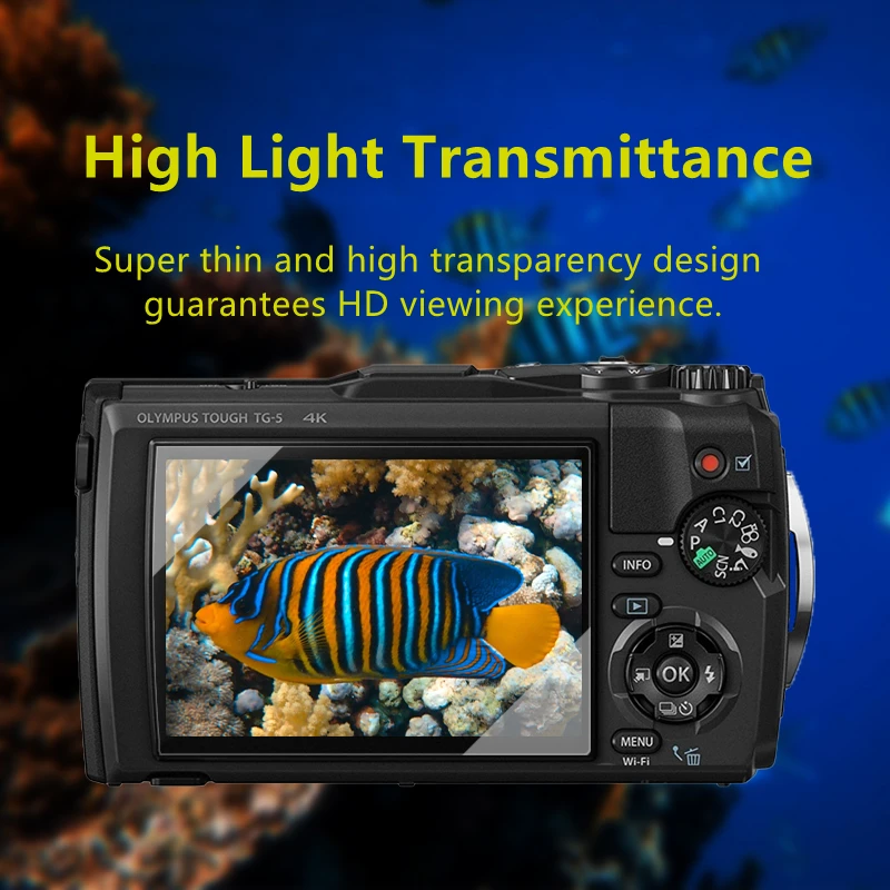 Copertura della protezione in vetro temperato per Olympus resistente TG3 -3 TG-4 TG4 TG5 TG-5 TG6 schermo LCD della fotocamera protezione della pellicola protettiva
