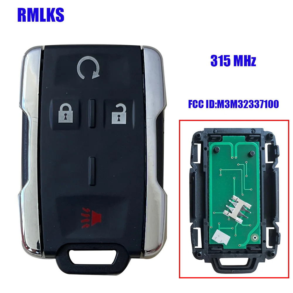 

Car Remote Key For Chevrolet 2014-2018 Silverado Colorado GMC 315Mhz FCCID M3N32337100 Keyless Entry Remote Control