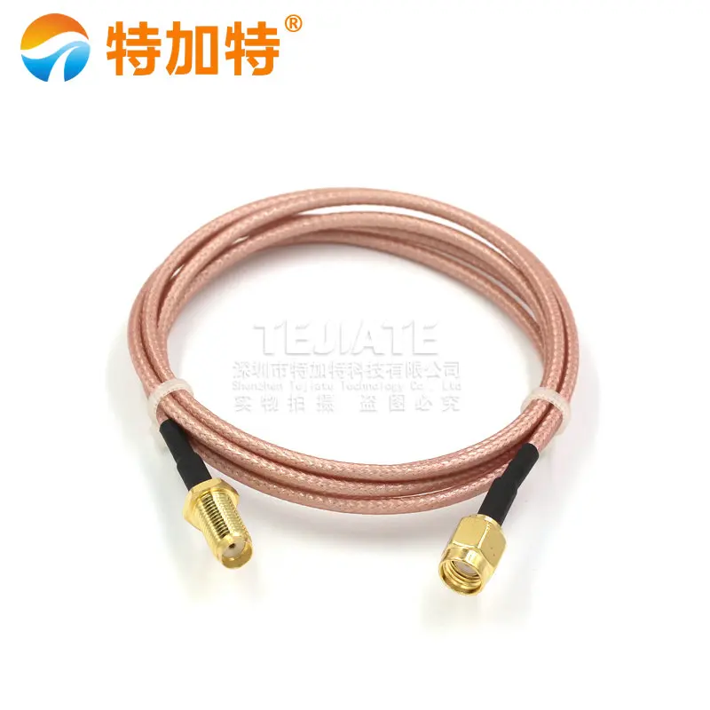 1 Uds TEJIATE SMA tornillo exterior agujero interior/Pin a SMA tornillo interno agujero interior Cable conector RF RG316 Cable 0,08 ~ 2M